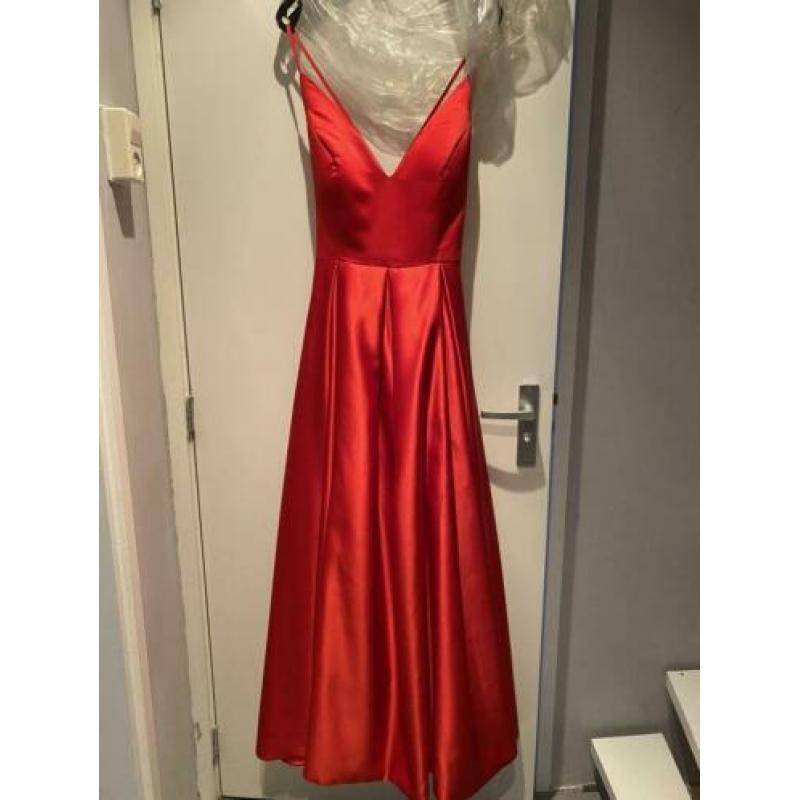 Gala jurk rood maat S