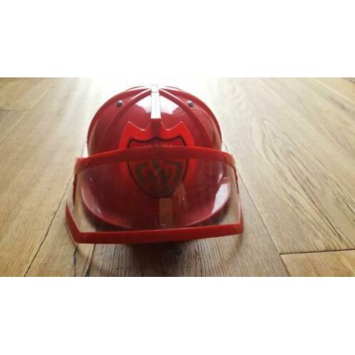 Brandweer pak met helm carnaval 7-10 jaar maat 122-128