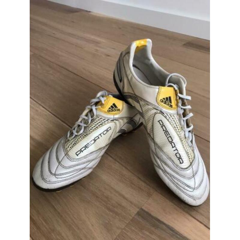 Adidas Predator Multiground voetbalschoenen wit/geel 45 1/3