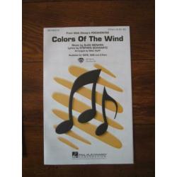 bladmuziek Colors Of The Wind , Pocahontas