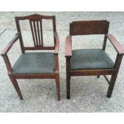 vintage stoel sixties / alleen rechtse stoel is beschikaar