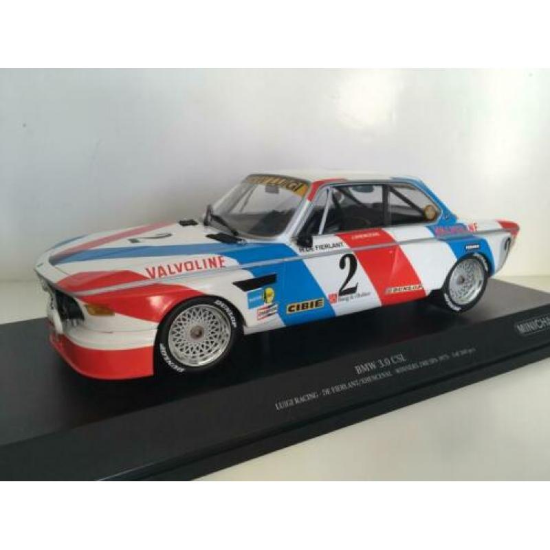 BMW 3.0 CSL De Fierlant Xhenceval Winner 24H Spa 1975 1:18