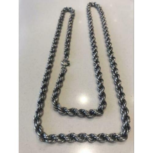 Ketting zilver 925 rope stijl