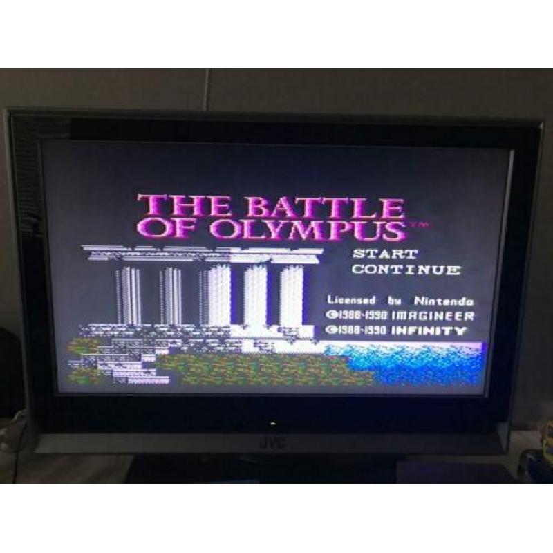 Nintendo Nes spel. The Battle of Olympus .