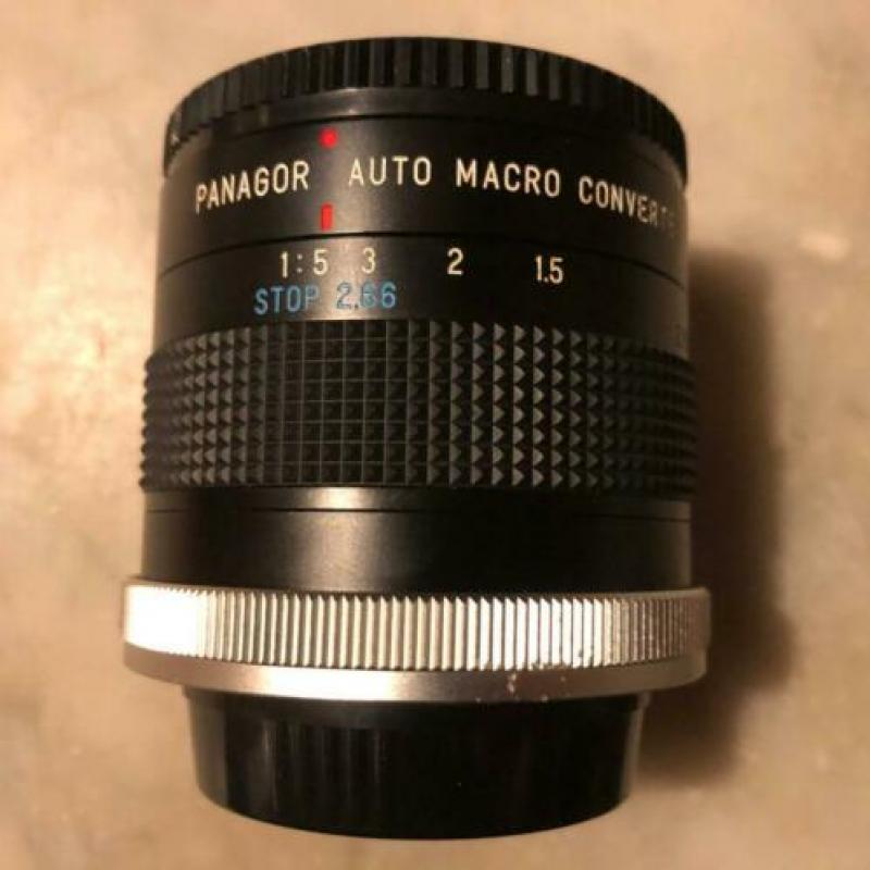 Panagor Macro Converter 1:1 (Canon FD mount) + manual
