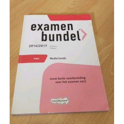 Examenbundel NEDERLANDS VWO 2016/2017