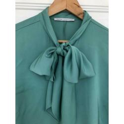 Vanilia groene blouse M