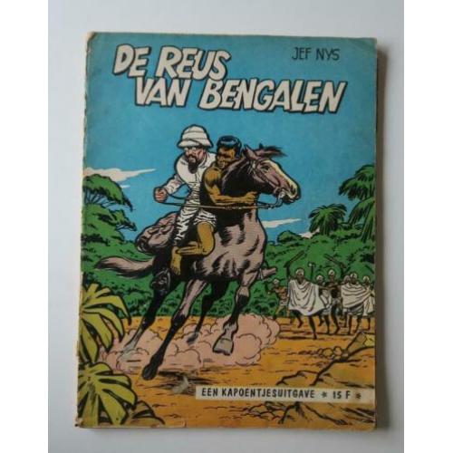 De reus van Bengalen 1e druk 1960 Jef Nys kapoentjes uitgave
