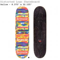 Supreme skateboard deck yellow geseald (limited edition)