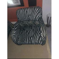 Zebra stoel fauteuil