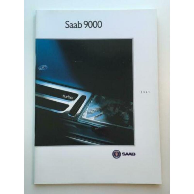 SAAB 9000 brochure - modeljaar 1991