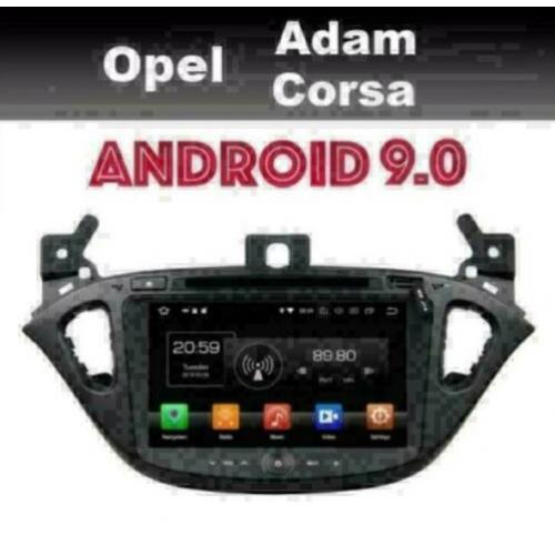 Opel Adam Corsa E radio navigatie android 9.0 wifi dab+ 32gb